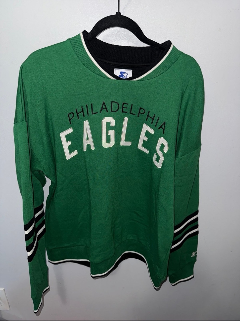 Vintage Philadelphia Eagles Starter Vneck Crewneck